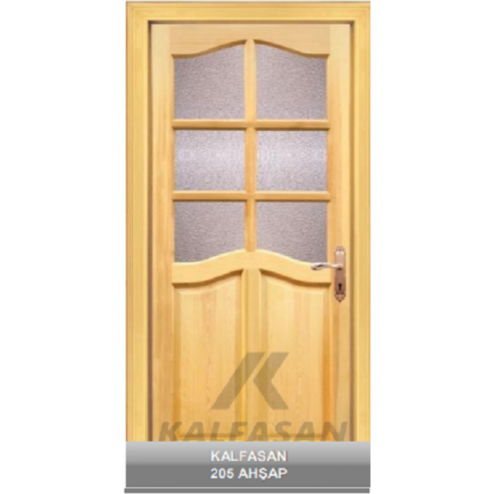 Ahşap Kapı Camlı 20 ahşap kapı modeli