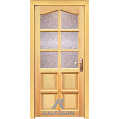 Ahşap Kapı Camlı 6