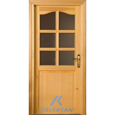Ahşap Kapı Camlı 9