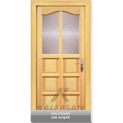 Ahşap Kapı Camlı 5