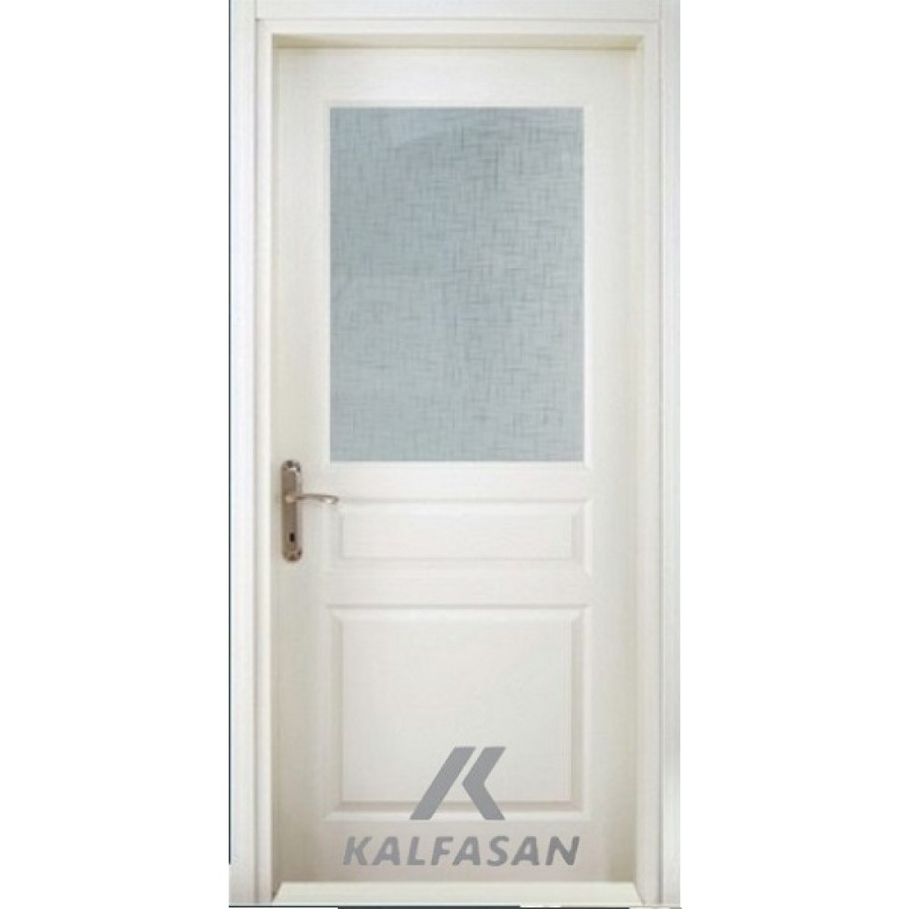Amerikan Kapı Perge Camlı ahşap Amerikan kapı modeli